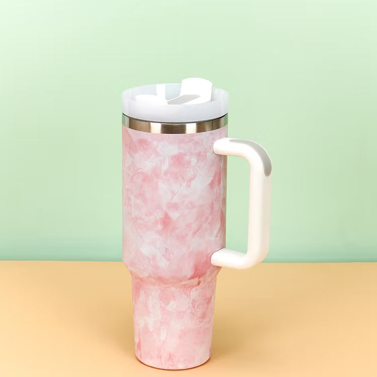 Faded Stainless Steel Trumbler
